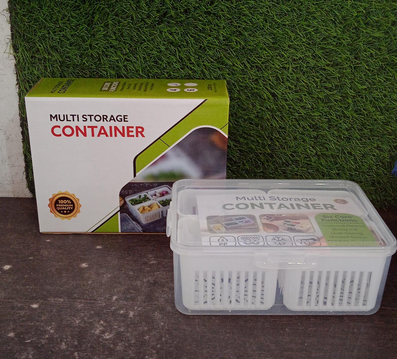 Fridge Storage Box – Freezer & Kitchen Organizer for Vegetables & Food (1 Pc) Fridge Storage Box – Freezer & Kitchen Organizer for Vegetables & Food (1 Pc)